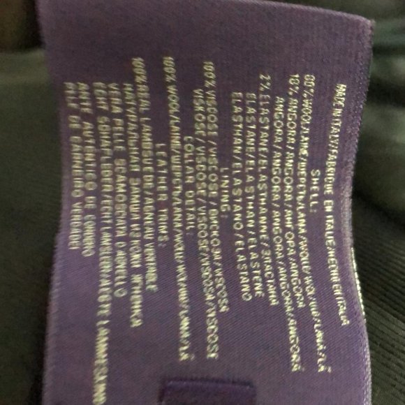 XXL RALPH LAUREN COLLECTION PURPLE LABEL Men Black Gold Button Up Officer Jacket - Picture 11 of 16